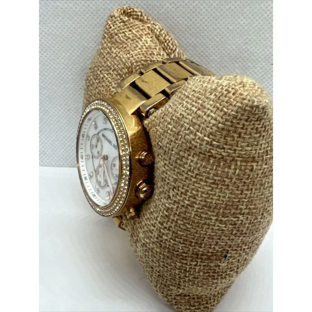 Michael Kors Parker MK5491 Women's Gold Stainless Steel Analog Dial Watch JNA458